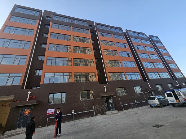 山西忻州某小区楼房基础下沉纠偏