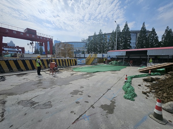 青岛某区域地面沉降修复